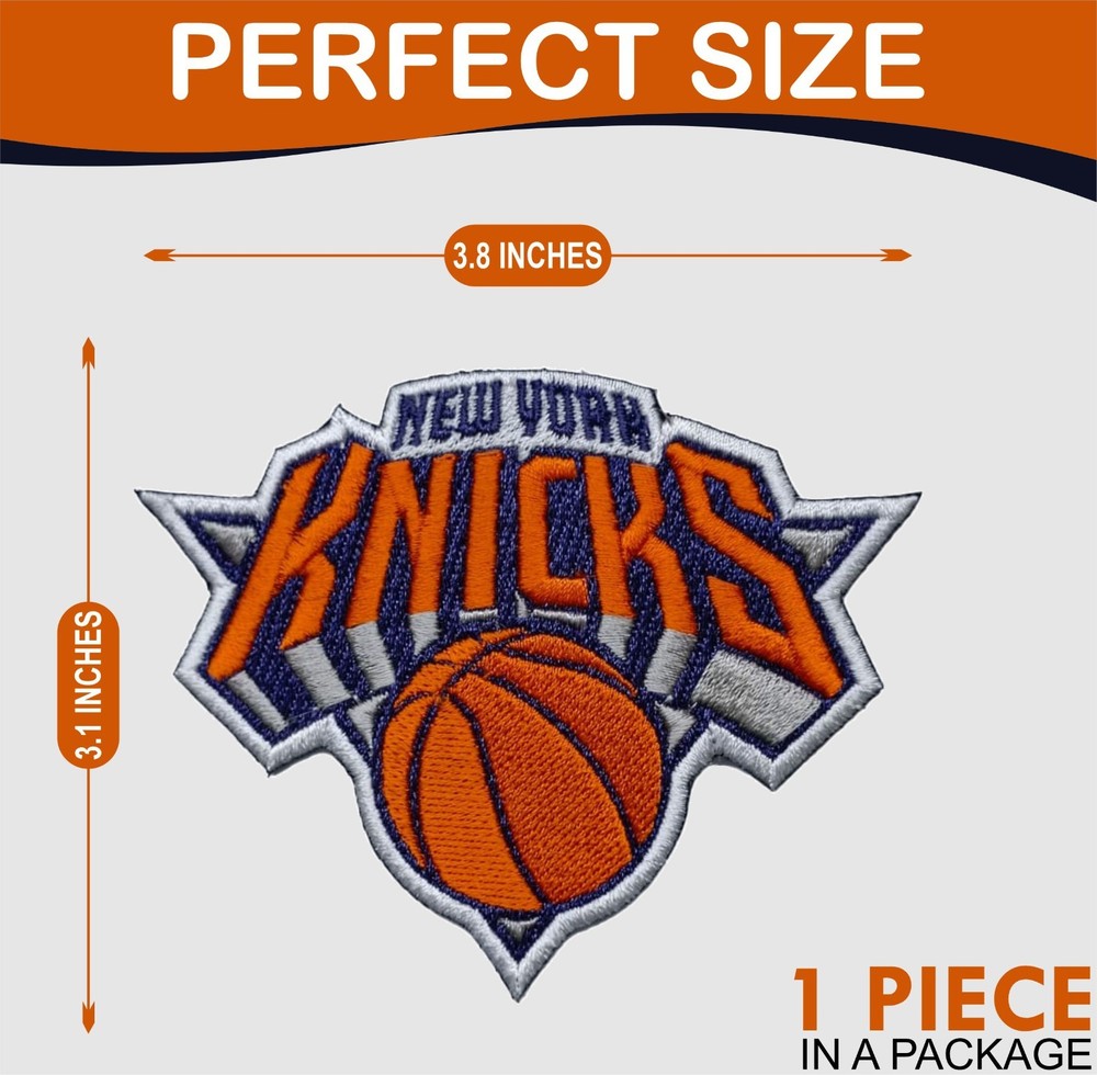 New York Knicks NBA Team Logo Iron on Patch - Sew Patch - Embroidered Patch