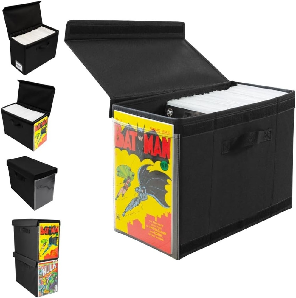 Comic Book Storage Box with Comic Book Display Window [Patent Pending]�