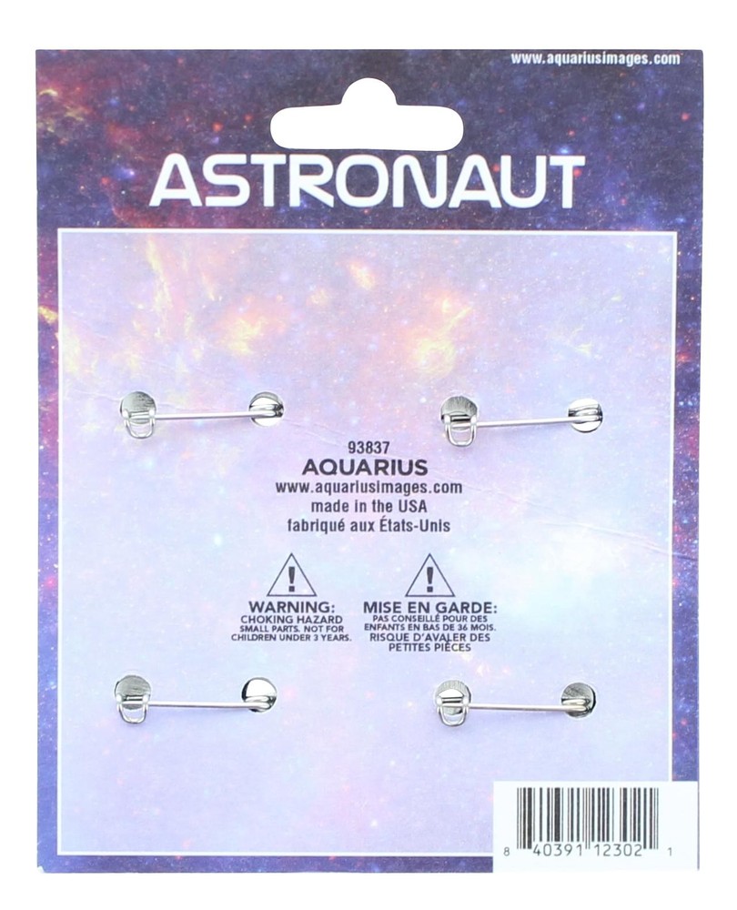 NASA Carded Button Pin 4 Pack