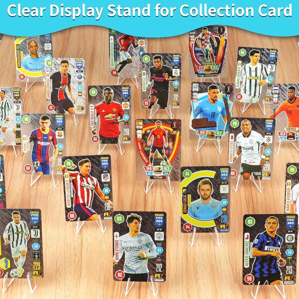 Stylish Triangular Base Card Holders – Perfect 20 Pack for Graded Cards and More