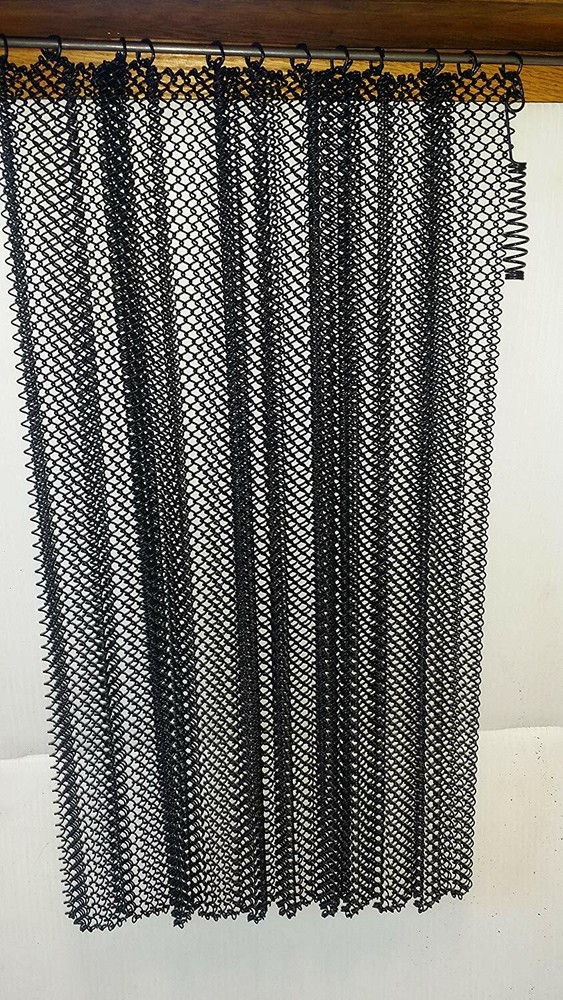 2-Piece Fireplace Replacement Screen with Pull Handles