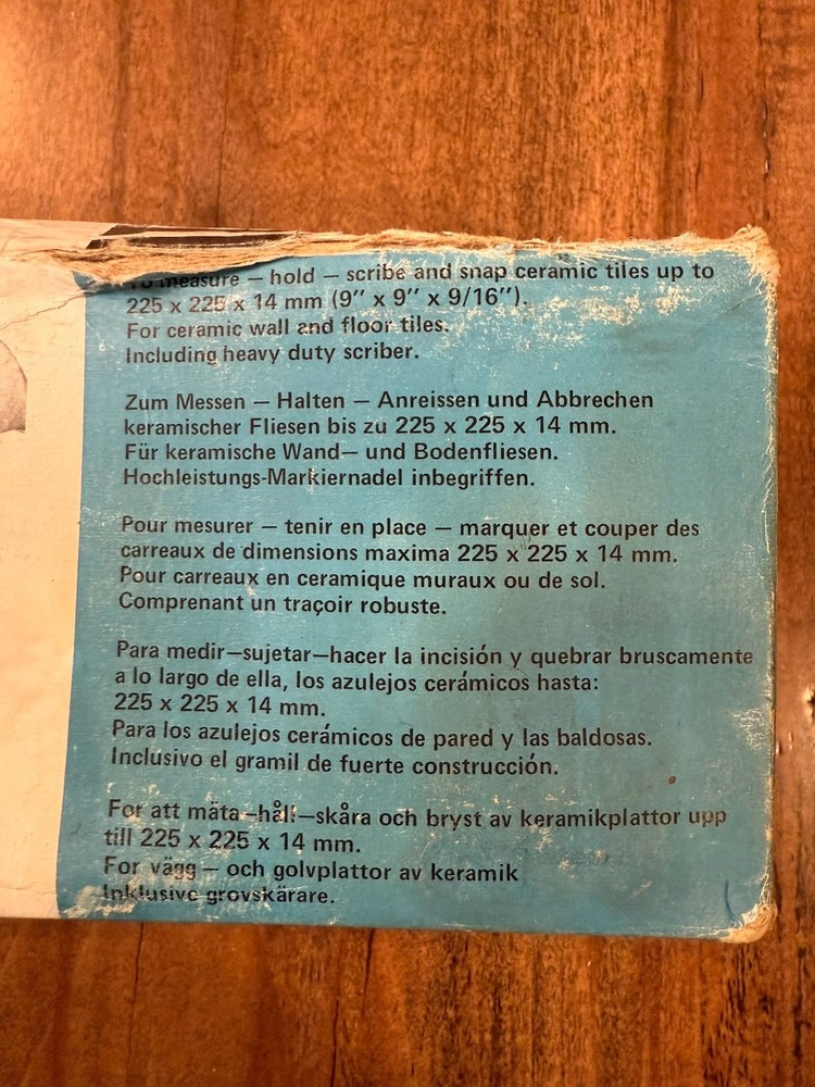 VTG Swaft Universal Tile Cutter