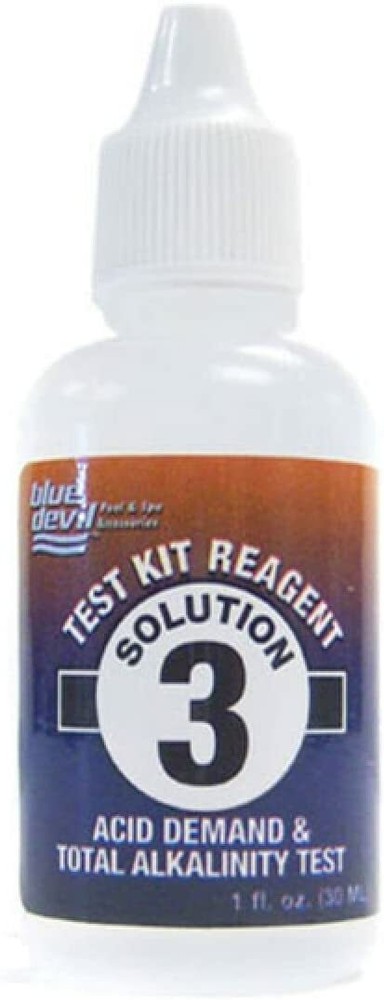 Blue Devil B7043 1 oz. Test Kit Reagent Solution 3 Acid Demand