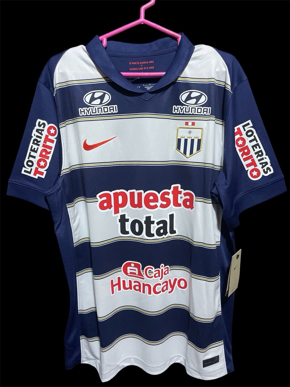Jersey Camiseta Alianza Lima 125 AÑOS Nike Peru - L # 34 GUERRERO