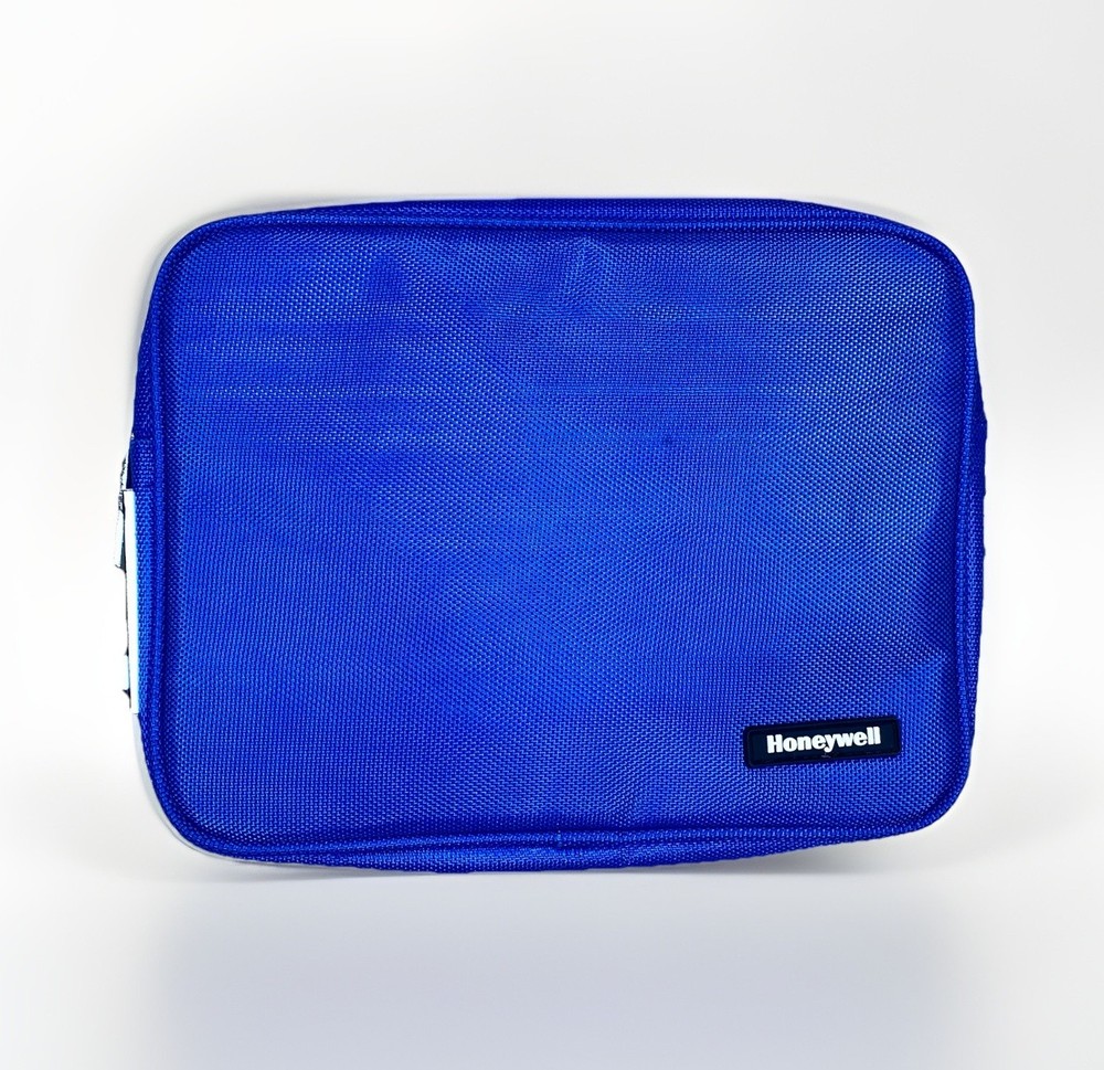 Locking Privacy Pouch LARGE BLUE Combo Latch Security Tether BAG SAFE 10.2x7.8x2