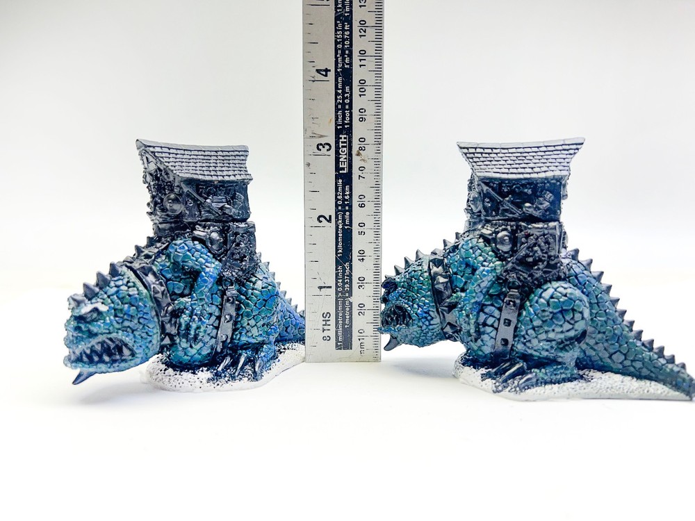 Fantasy Wargaming Resin Lizard Howdah type figures