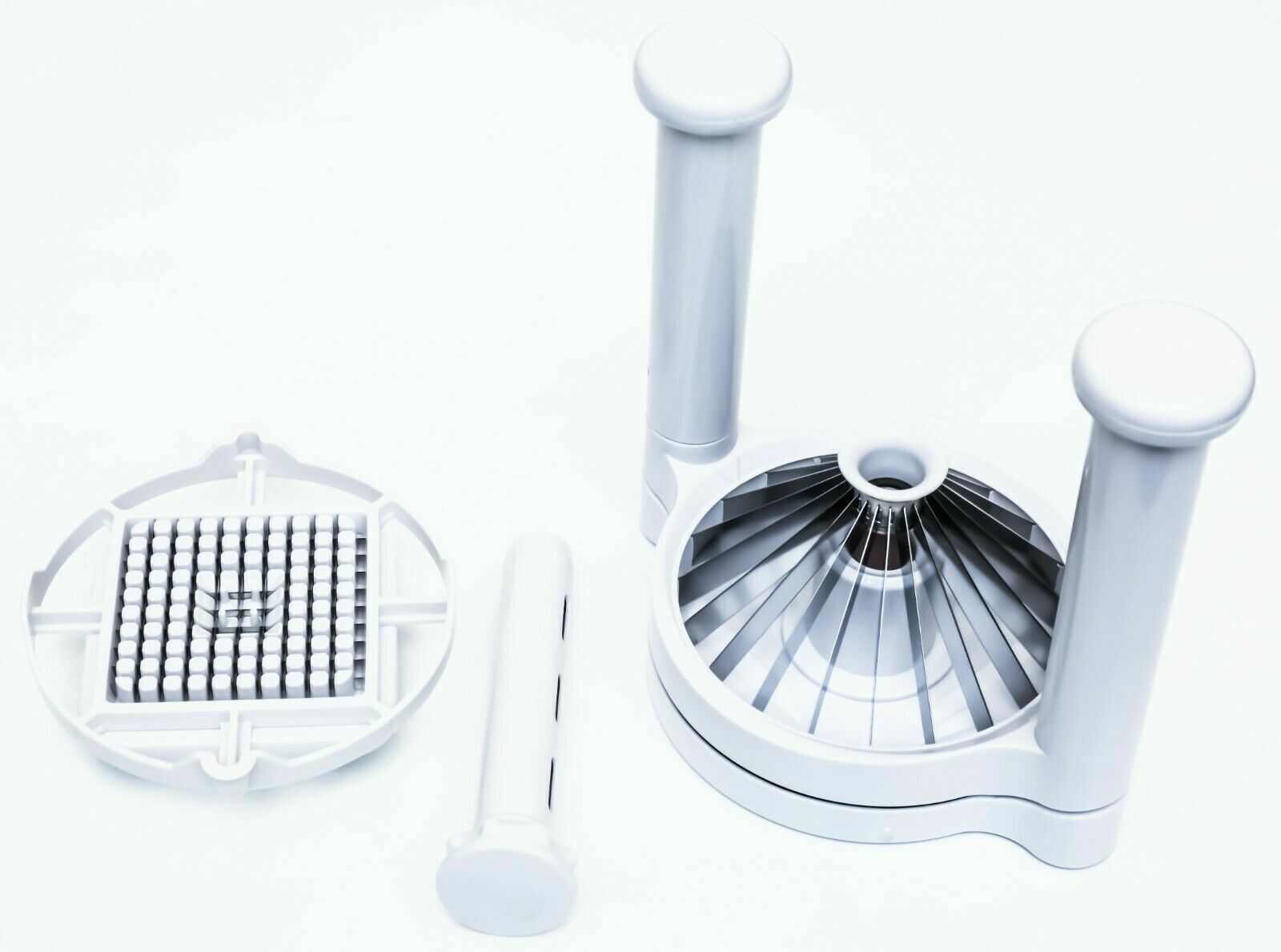 New Ron Popeil's Blossoming Onion with French Fry Blade Blooming Onion Cutter