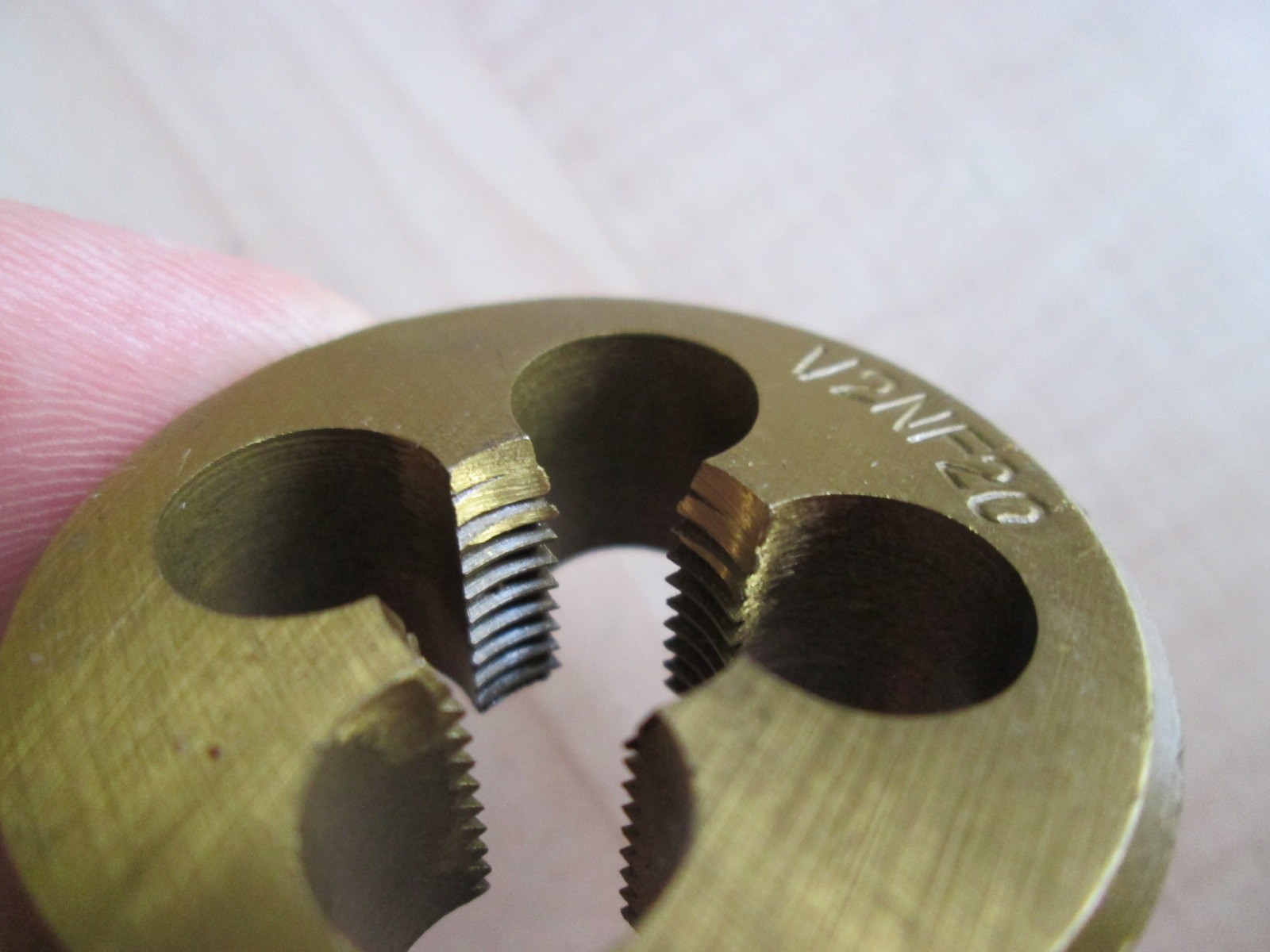 NEW 1/2" 1/2"-20 1/2"-NF20 SAE Die Titanium Nitride Coated HSS Steel #T16HE