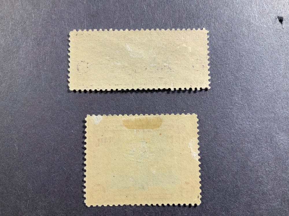 US Scott #c11, US Scott #c12. Mint Hinged