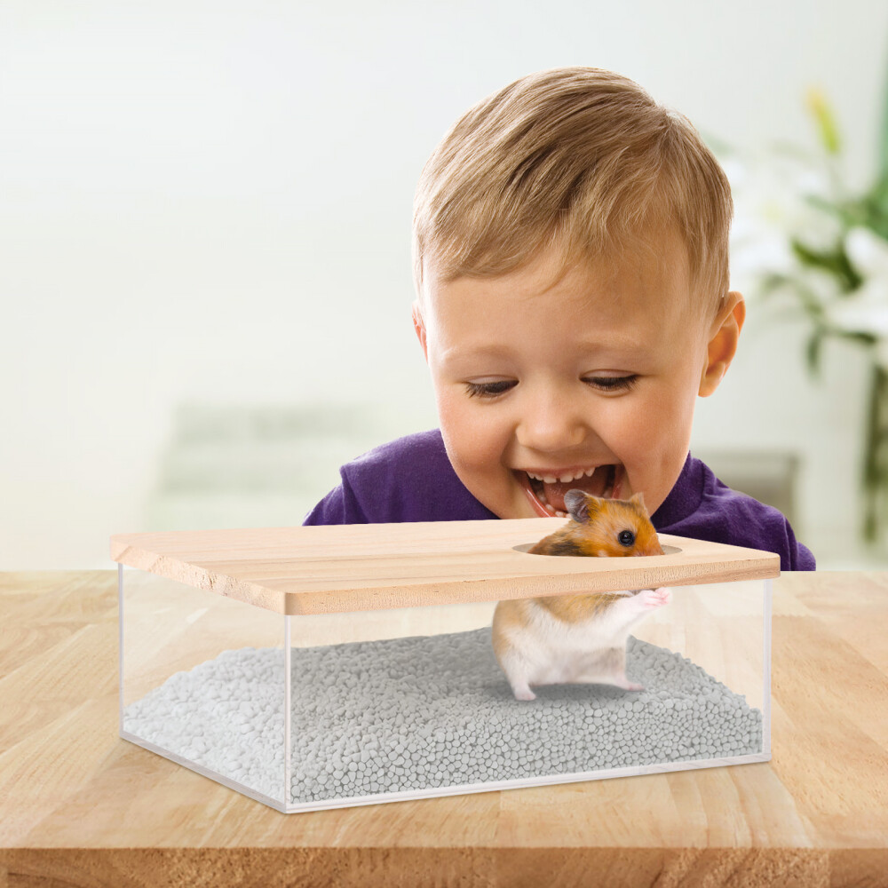 1PC Practical Hamster Bath Hamster Bath Sand Bath Hamster Sand