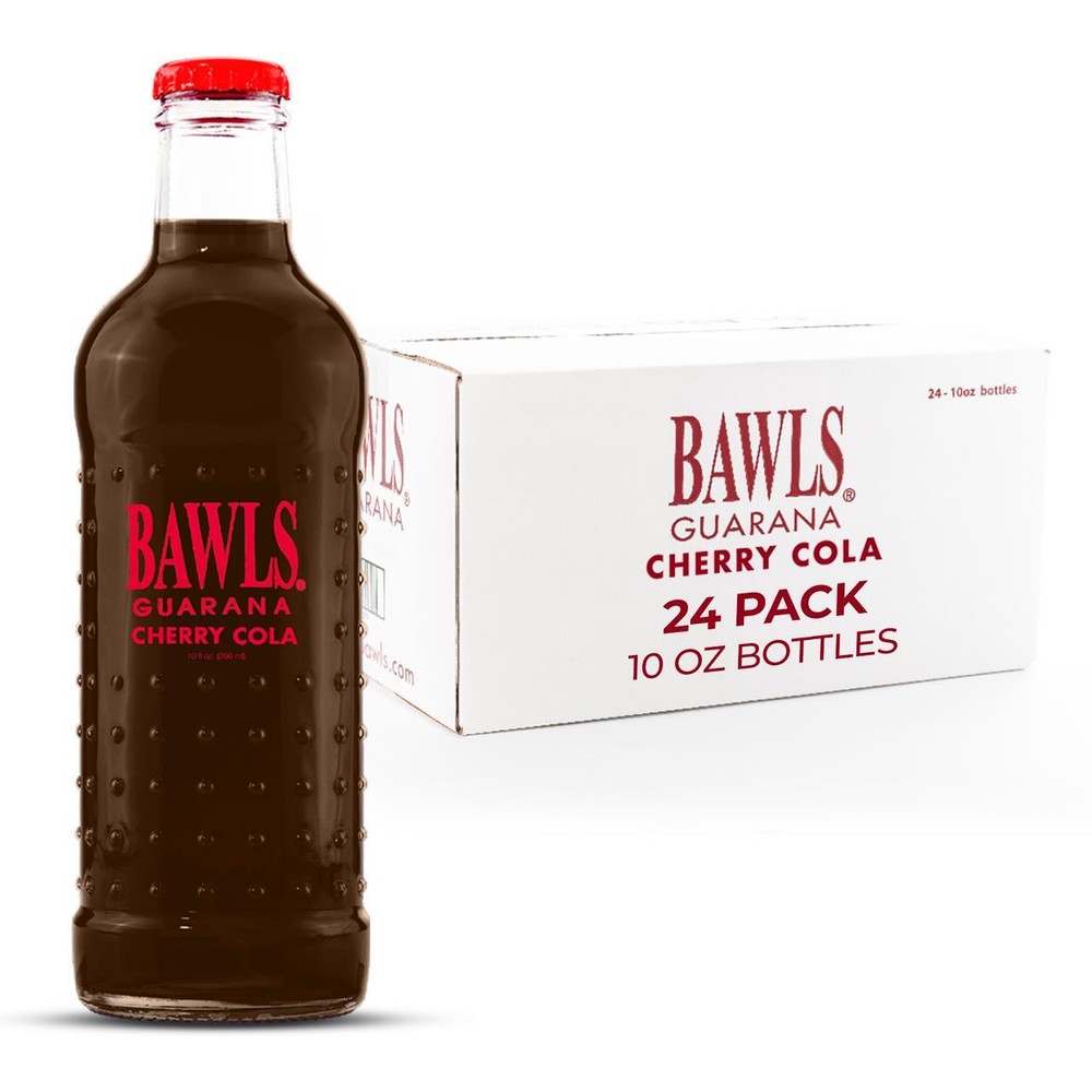 BAWLS Cherry Cola 10 oz  24 pack