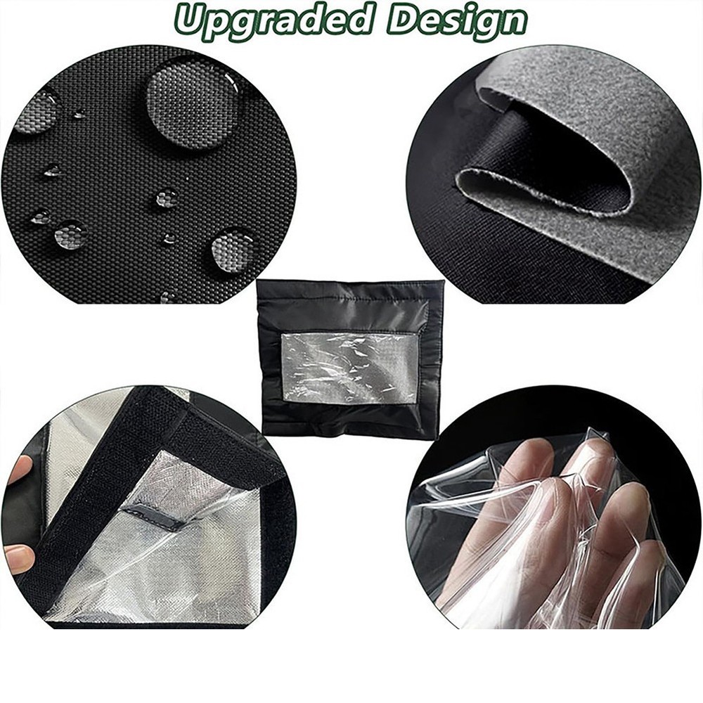 Outdoor Hose Timer Protector Cover with Transparent Window for Easy View