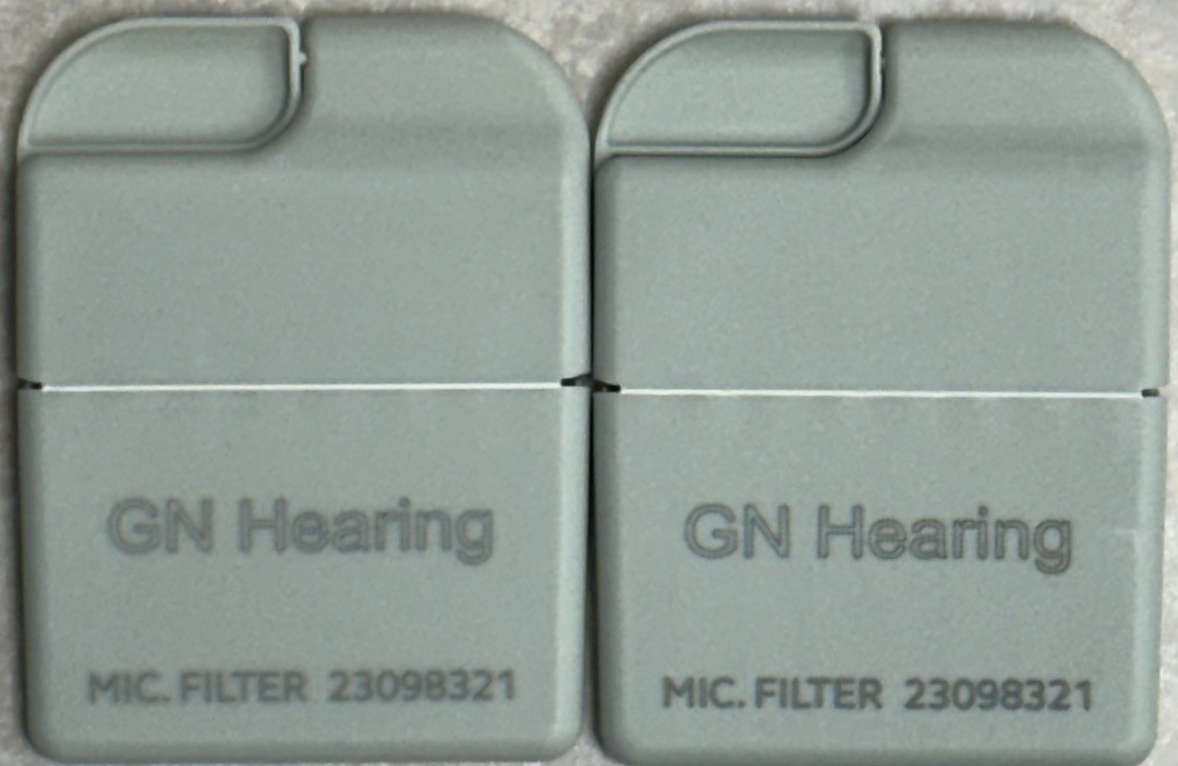 GN Resound Mic Filter For Vivia & Savi Hearing Aids. 2 Pack. Item# 23098321