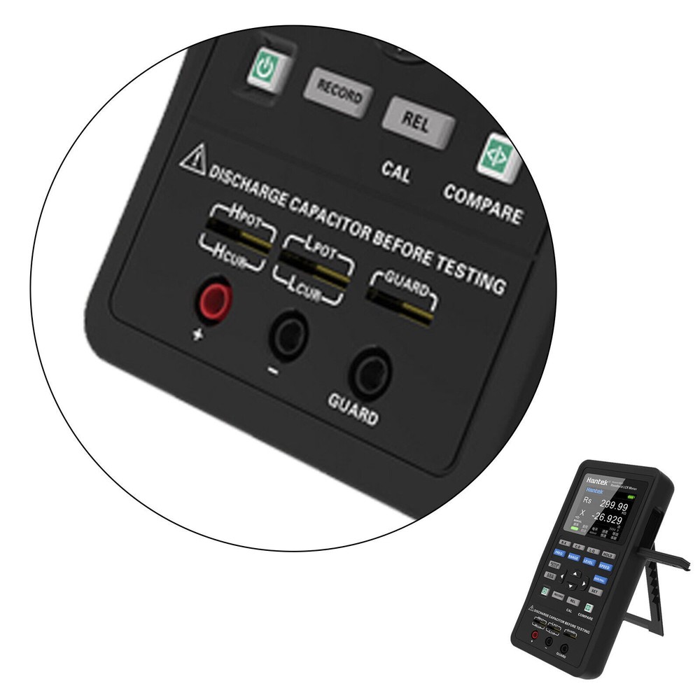 Hantek 1833C Handheld LCR Meter for Inductance Capacitance Resistance Testing