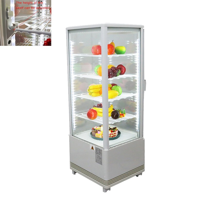 Refrigerated Cake Display Cabinet 110V 5 Layer Floor Showcase Automatic Defrost