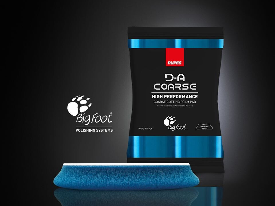 Rupes DA Coarse Blue Foam Polishing Pad | For 5" Backing Plate | 6" Face