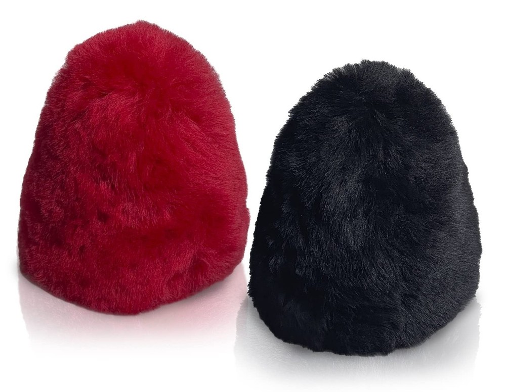 Medium Dual 100% Lambs Wool Buffer Covers Fit 2.5"Dia x 3.5"High - TruePower,...