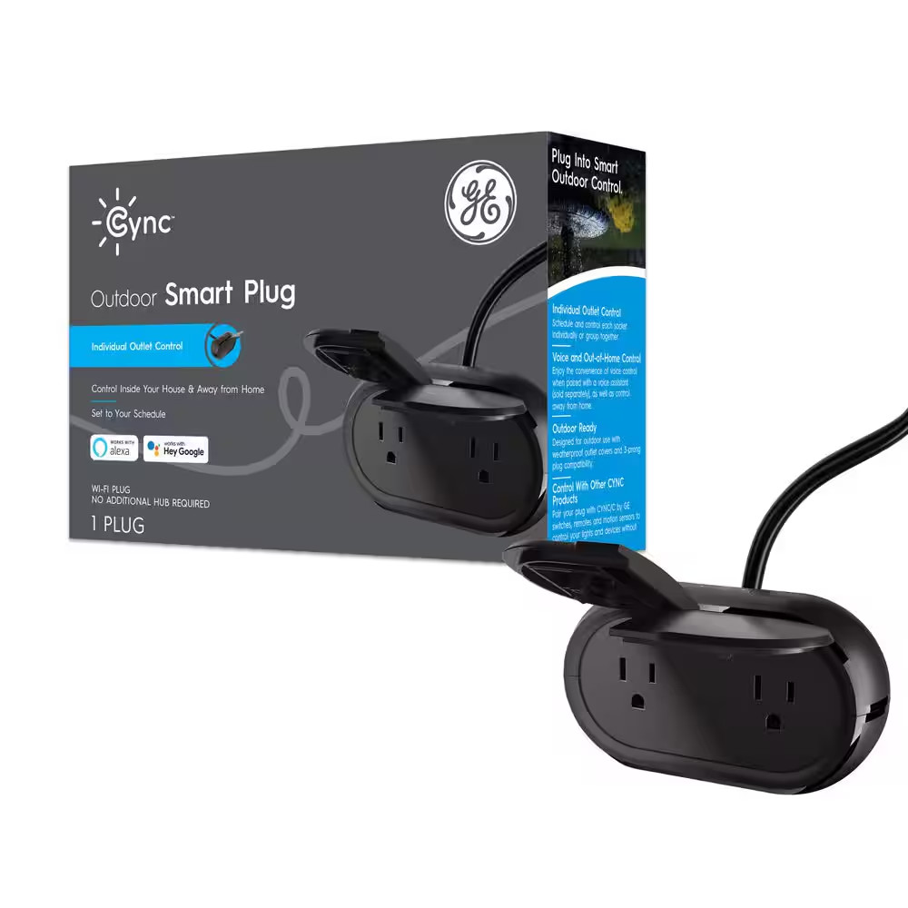 120-Volt 2-Outlet Outdoor Smart Plug