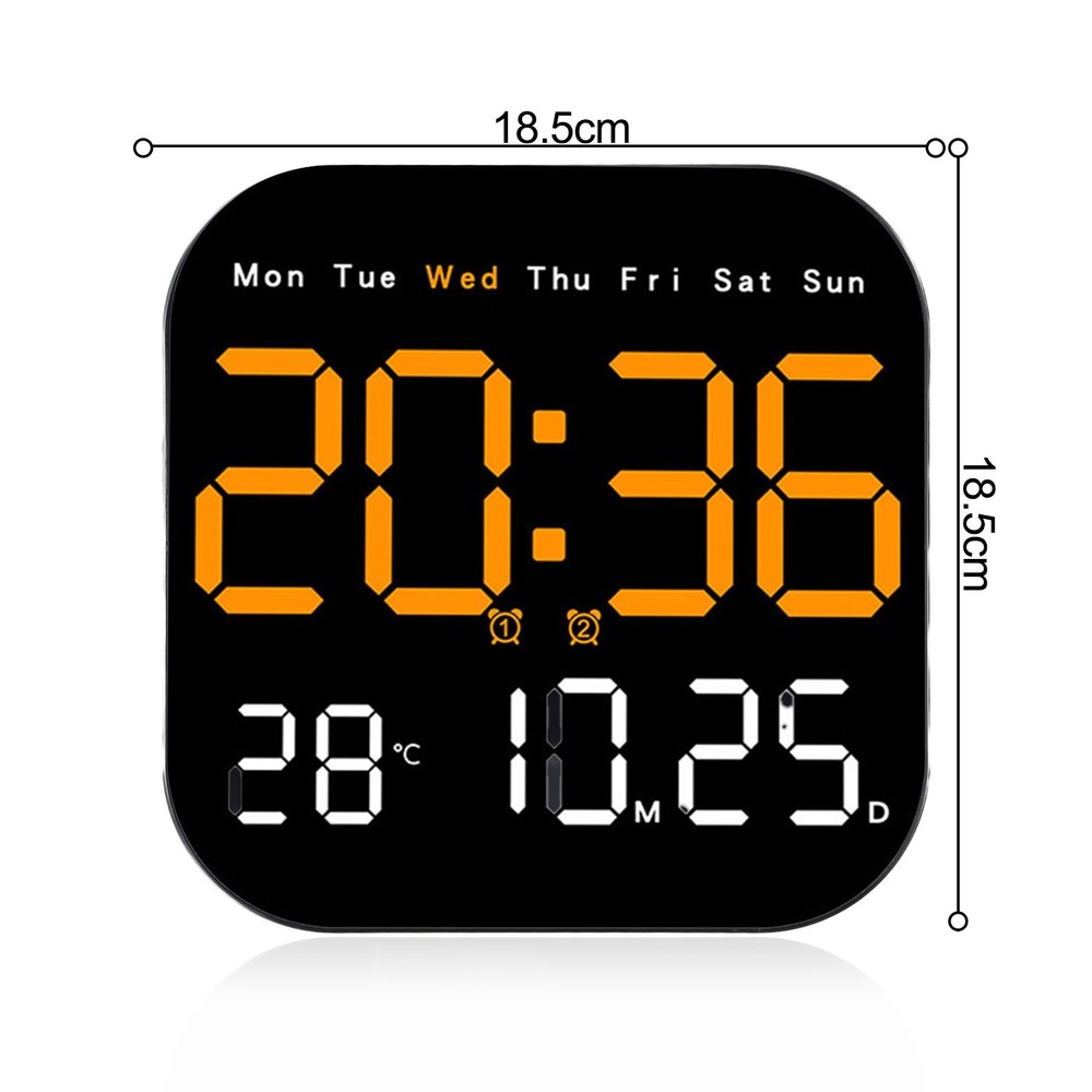 Note Same Screen Display Timing Brightness Temperature Room Desktop Clock