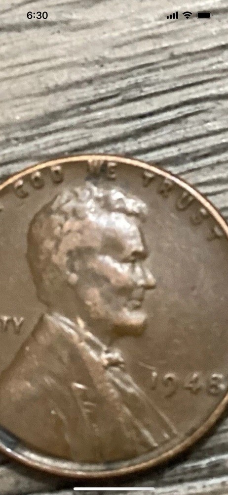 1948 LINCOLN WHEAT CENT WITH ERRORS