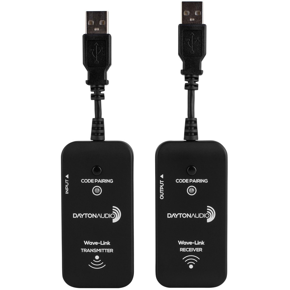 Dayton Audio Wave-Link WLS System 2.4 GHz Full Range Wireless Pair