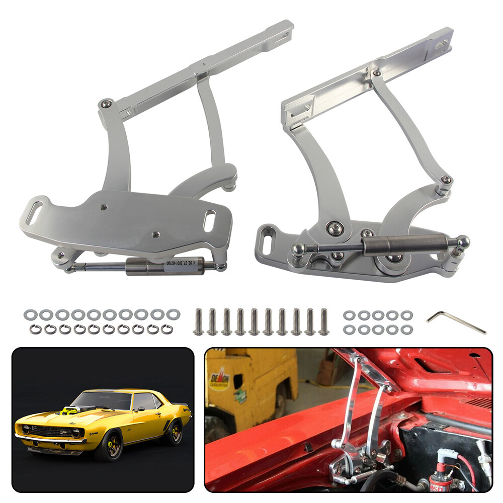 Billet Hood Hinge Kit Left &Right Side For 1967-69 Chevrolet Camaro & Firebird