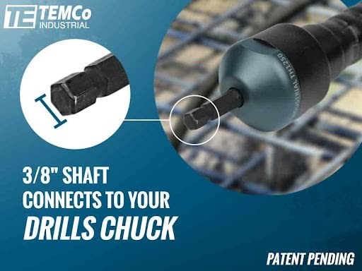 TEMCo Cordless Concrete Vibrating Tool, Drill-powered Vibrator