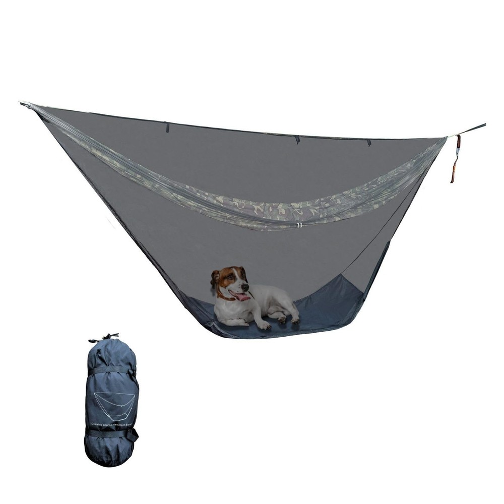 onewind Hammock Mosquito Net, Camping Bug Net with Black - With Floor