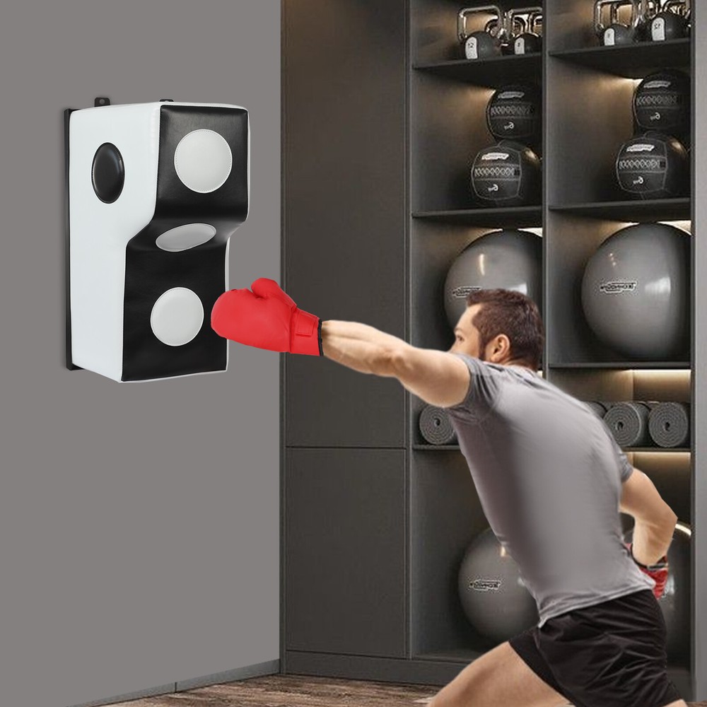 Wall-Mounted Boxing Training Target for Punches and Uppercuts