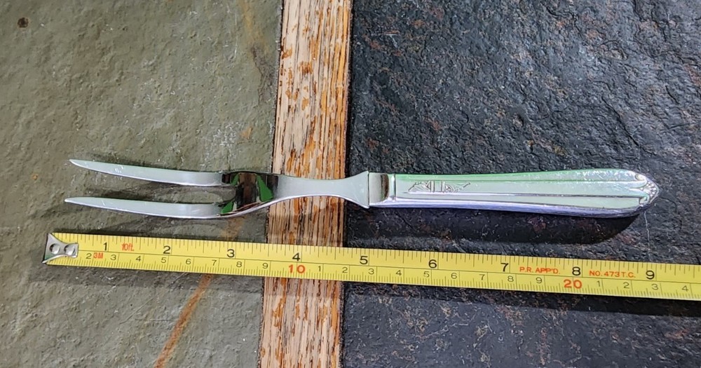 ✅️ c1939 CLARIDGE/ STARLIGHT/ STRATFORD/ HOSTESS "8 3/8" CARVING 🍠 FORK
