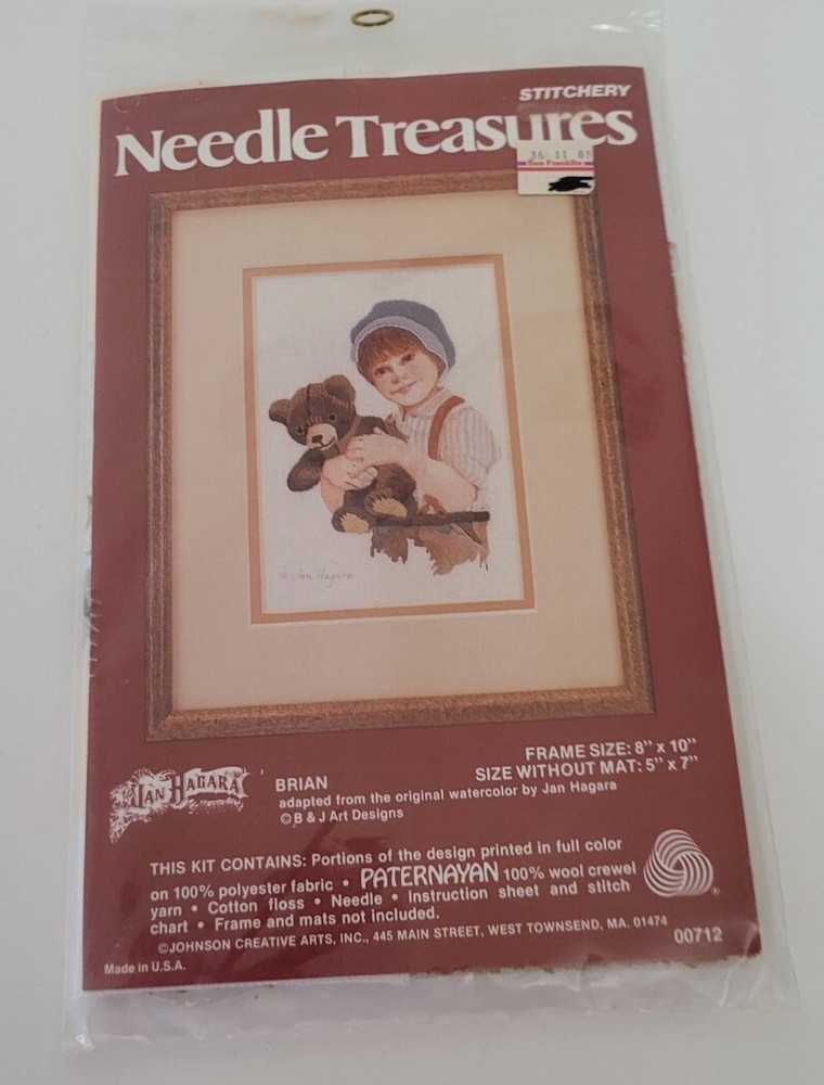 Needle Treasures Brian Vintage Needle Point Craft Kit
