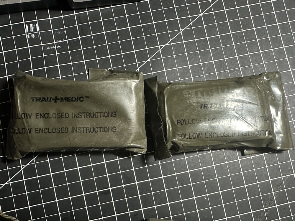 USGI First Aid bag set missing a few parts