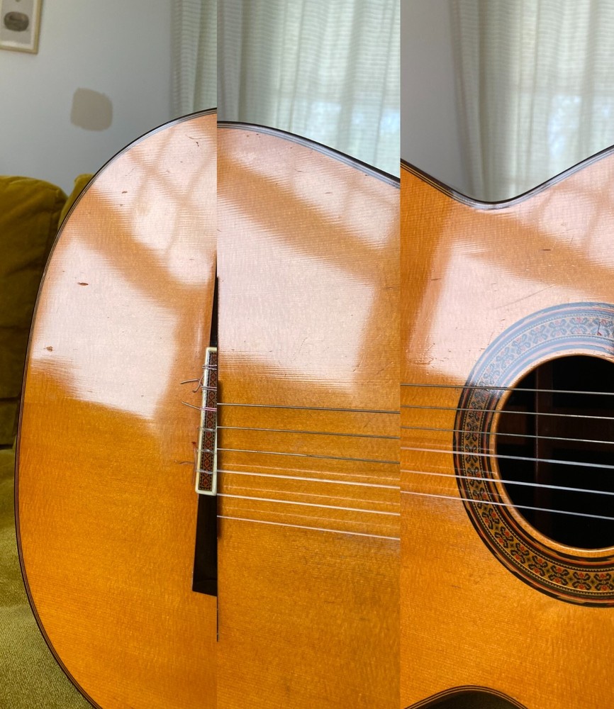 Sakazo Nakade 2000SS classical guitar 1971 – solid, braz rw, carved, signed