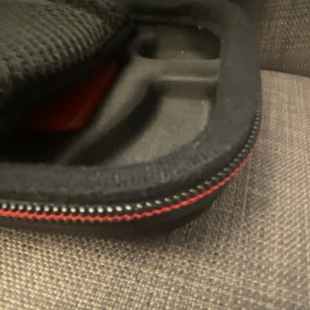 Nintendo Hard Shell Carrying Case Black Red for Switch Console & Games