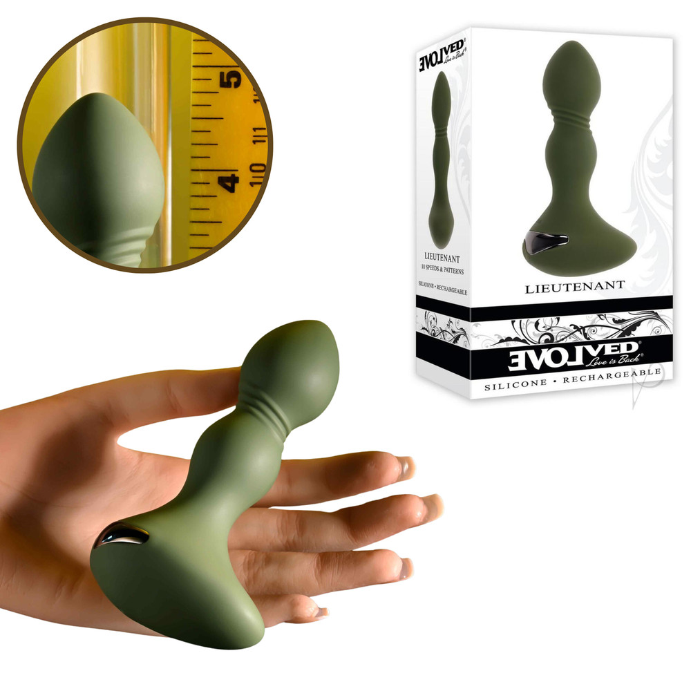 Rechargeable Tapered Tip Silicone Butt Plug Multi-speed Vibrating Anal Probe