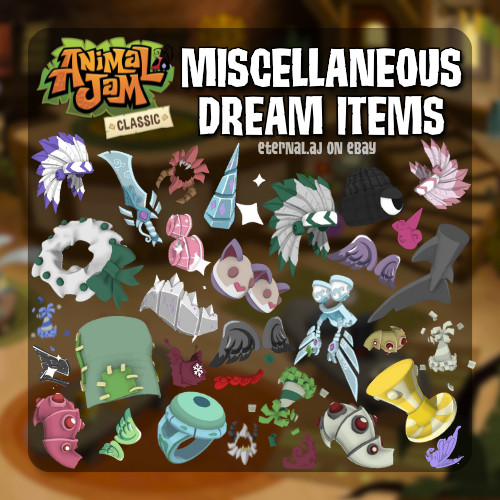 Animal Jam Classic (AJC) | Miscellaneous Big/Dream Items (READ DESCRIPTION)