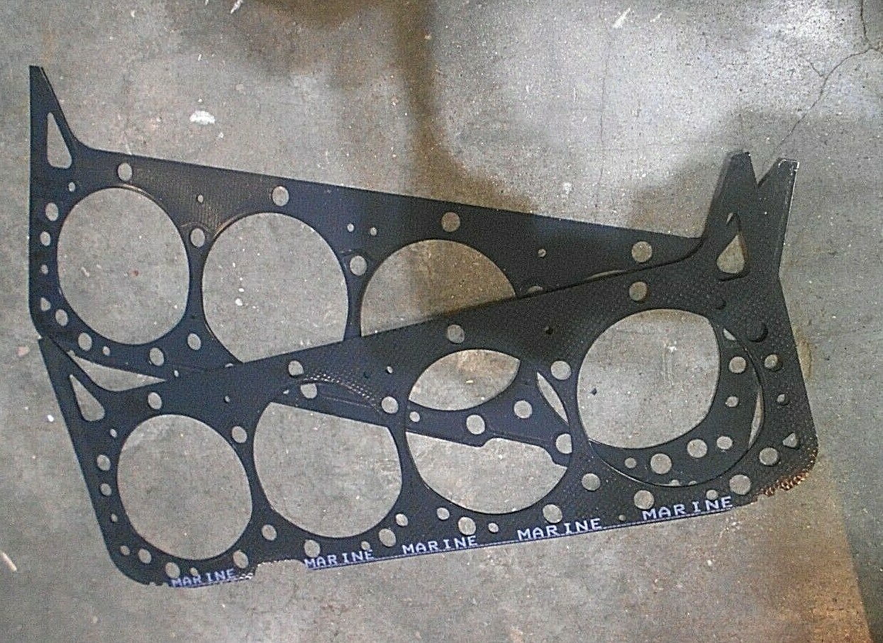 2-Pk OEM MAHLE 5776 Marine Head Gaskets fits V8 Chevy Small Block 1967 - 2002