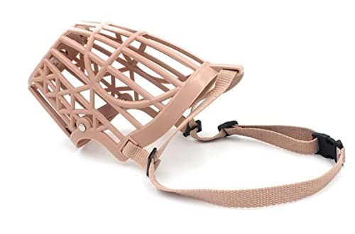 7pcs/Set Softness Plastic Dog Muzzle, Anti Bite Adjustable Pet Basket, Dogs