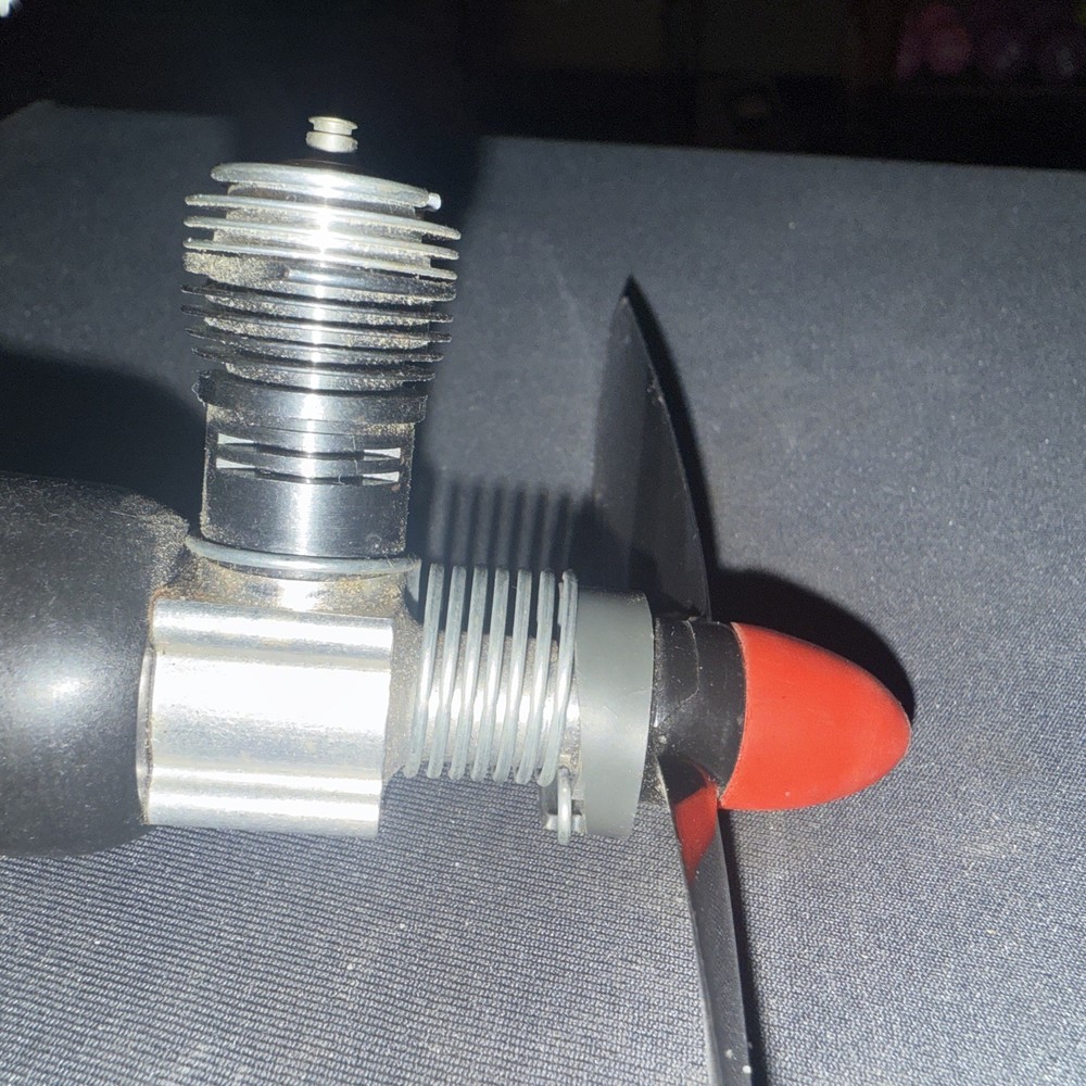 Cox 049 Black Widow Nitro Engine Never Run From Free Flight Kit Dusty NOS