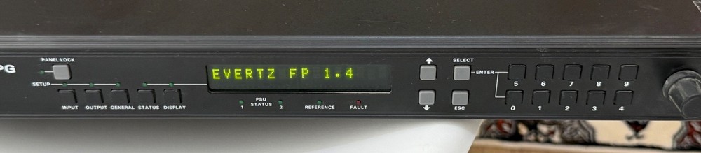 Evertz 5600MSC Master Clock/SPG Broadcast Quality Master Sync & Clock Generator