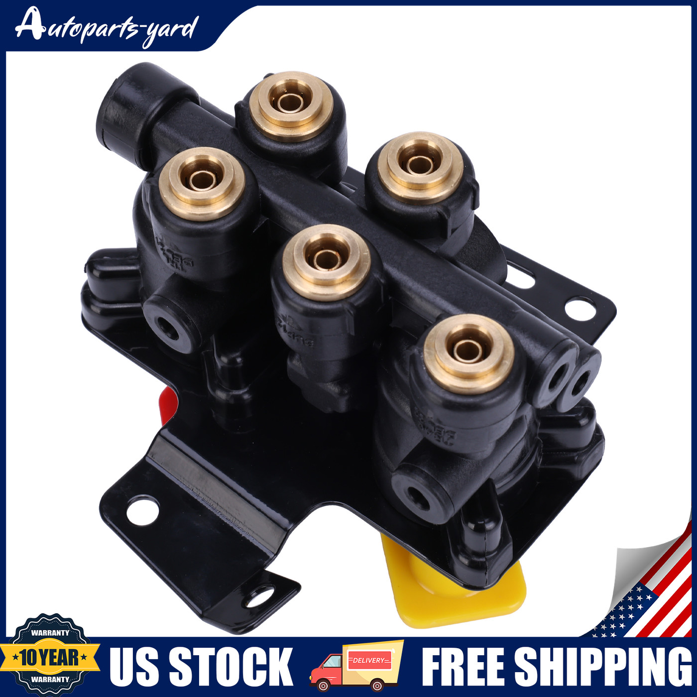 New Dash Control Brake Valve 5 Ports For Volvo VNL 24340522 US