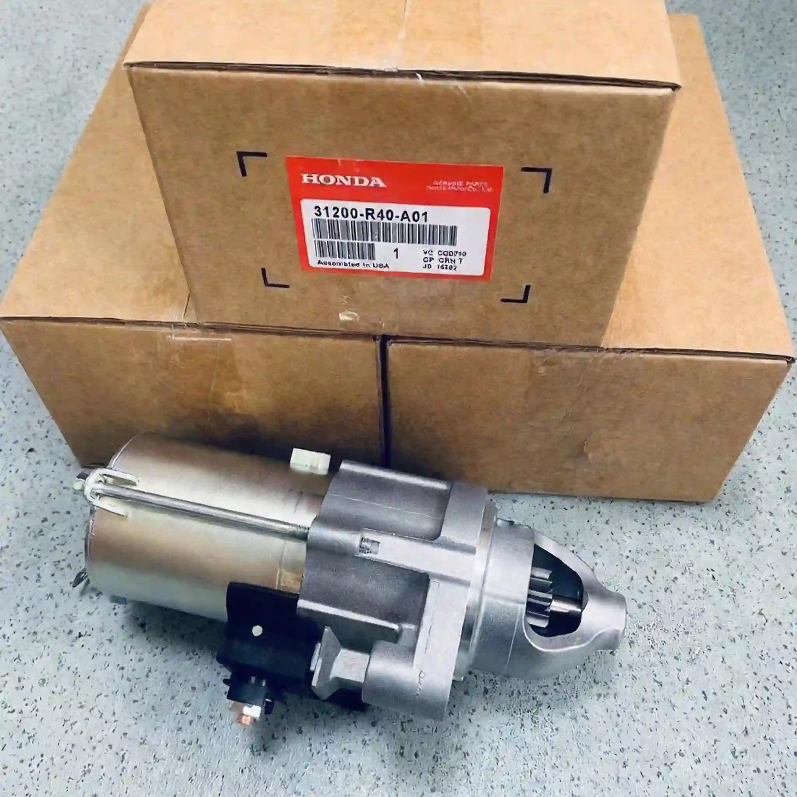 31200-R40-A01 For 2008-12 Honda 2.4L / Accord CR-V Element Acura TSX Starter NEW