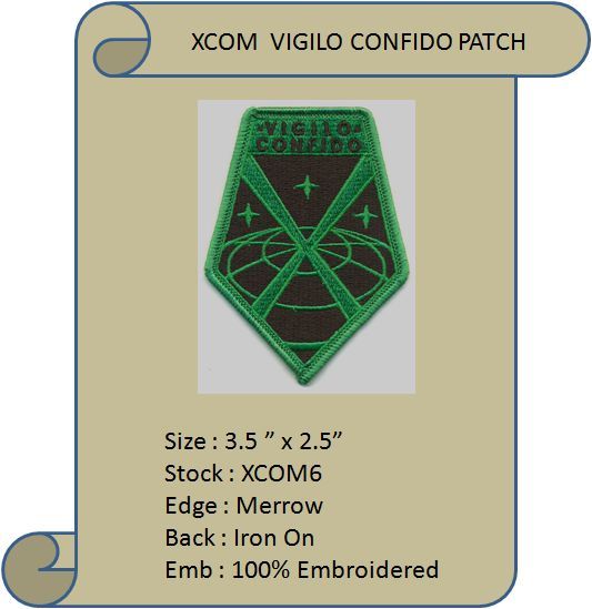 X-COM VIGILO CONFIDO - GREEN PATCH - XCOM6