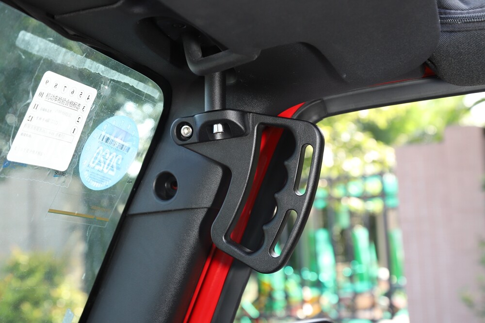Front Aluminum Grab Handles Grip Handle Bars for Jeep Wrangler JK JKU 2007-2018