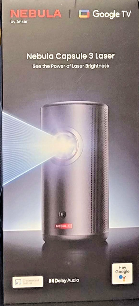 🔥Nebula by Anker Capsule 3 Laser Mini Projector