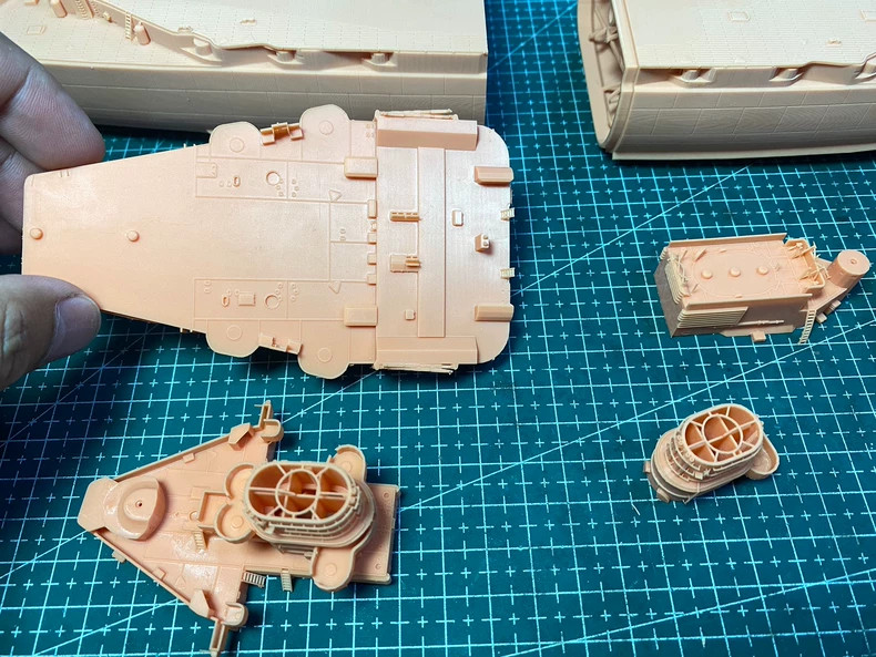 3D Printed 1/350 German Derfflinger-class Heavy Cruiser Unpainted Model Kit