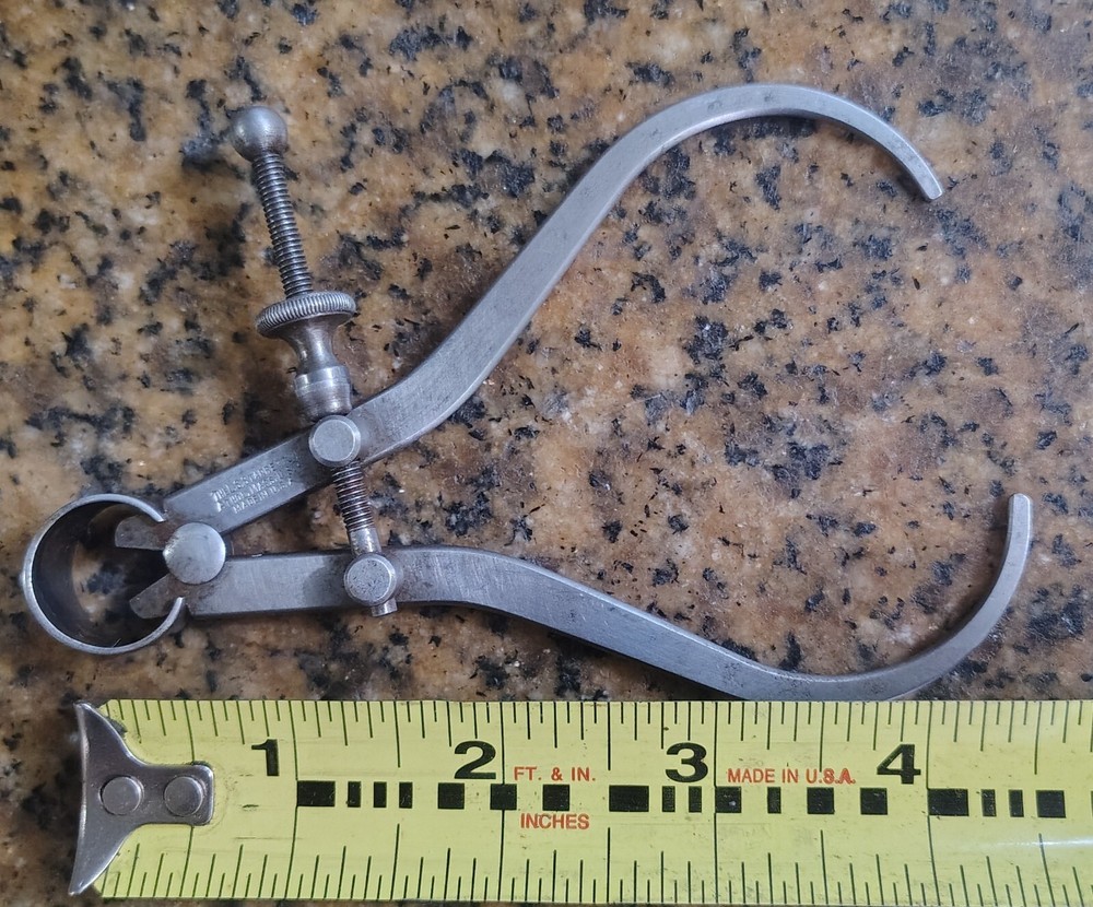 🗽L S. STARRETT 4" OD CALIPER