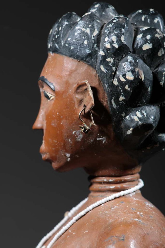 Art African Statue Attie 732
