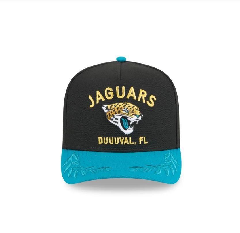 Men's Jaguars Cap 2025 Draft 9FIFTY A-Frame Snapback Adjustable Hat -6