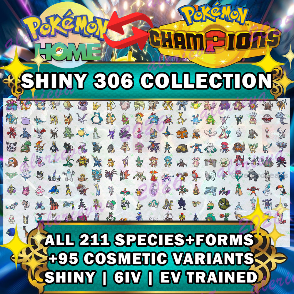 POKEMON CHAMPIONS COMPLETE SHINY EV TRAINED COLLECTION SUPER VALUE BUNDLE